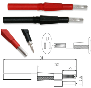 Screw-in Flat Blade Front