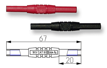 4mm - 4mm Coupler