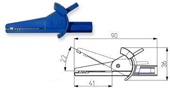 1000V Fully Insulated Crocodile Clip