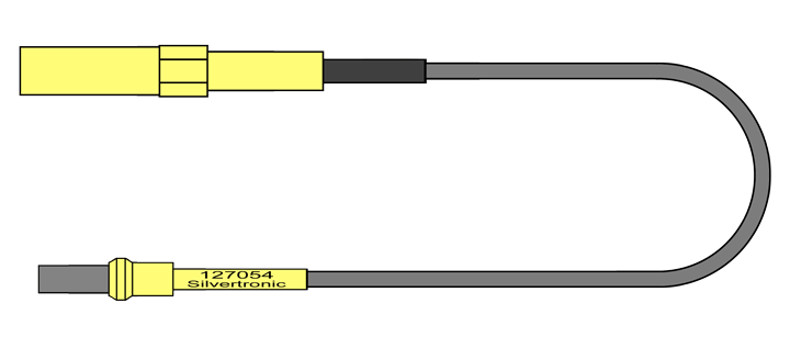 4mm Avionic Test Lead, Socket Size 12 (2.4mm I/D)