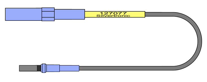 4mm Avionic Test Lead, Socket Size 16 (1.6mm I/D)