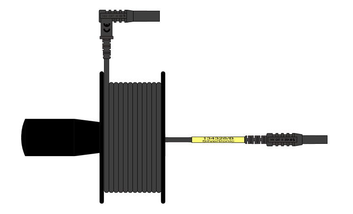 12 Metre Extension Reel Black